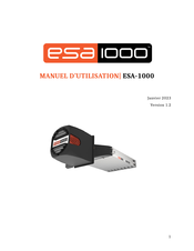 ESA ESA-1000 Manuel D'utilisation