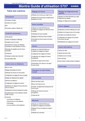 Casio 5707 Guide D'utilisation