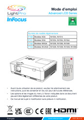 InFocus LightPro Advanced LCD P163 Mode D'emploi