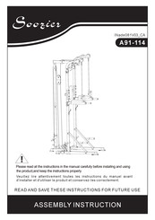 Soozier A91-114 Instructions D'assemblage