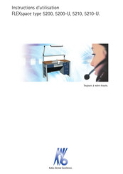 KaVo Dental FLEXspace 5200-U Instructions D'utilisation