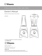 Vitamix S Série Manuel D'instructions