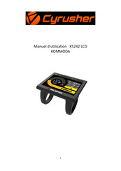 Cyrusher K5242 LCD Manuel D'utilisation