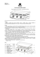 Meva PLANCHA GP19001 Instructions De Montage, D'utilisation Et D'entretien