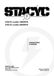 STACYC 18EDRIVE Instructions D'origine