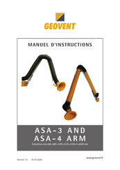 Geovent ASA-4 ARM Manuel D'instructions