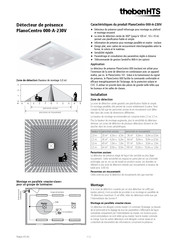 Theben HTS PlanoCentro 000-A-230V Manuel D'instructions