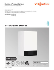 Viessmann Vitodens 200-W B2HE 120 Guide D'installation