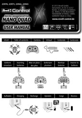 Revell Control NANO QUAD 23970 Mode D'emploi