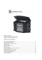 Innovative Technology ITRR-501 Manuel De L'utilisateur