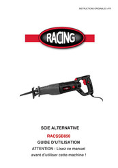 Racing RACSSB850 Guide D'utilisation