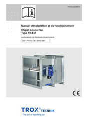 Trox Technik FK-EU Manuel D'installation Et De Fonctionnement