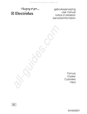 Electrolux EKK603507 Notice D'utilisation
