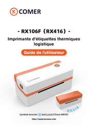 kComer RX416 Guide De L'utilisateur