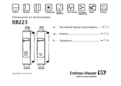 Endress+Hauser RB223 Mode D'emploi