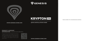 Genesis KRYPTON 770 Manuel De L'utilisateur