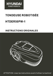 Hyundai power products HTDER50PW-1 Instructions Originales