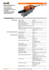 Belimo LR24A-MP Données Techniques