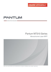 Pantum M7318DW Serie Guide Utilisateur