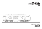 marklin 39184 Mode D'emploi