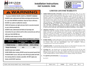 Horizon Global 76908 Instructions D'installation