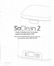 SoClean 2 SC1200 Guide D'utilisateur