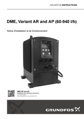 Grundfos DME 940 AP Notice D'installation Et De Fonctionnement