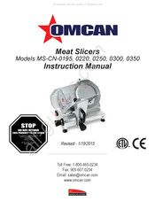 Omcan MS-CN-0300 Instructions