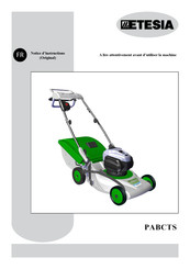 Etesia PABCTS Notice D'instructions