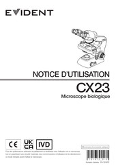 Evident CX23 Notice D'utilisation