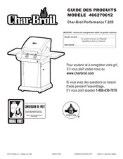 Char-Broil Commercial T-22D Guide Des Produits