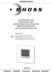 RHOSS H57791/C Instructions Pour L'utilisation