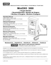 MSA MiniOX 3000 Manuel D'instructions