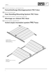Franken Solar TRIC F duo Instructions De Montage