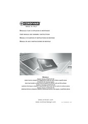 Cordivari STRATOS DR 180 Instructions De Montage Et Manuel D'utilisation