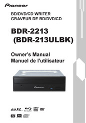 Pioneer BDR-2213 Manuel De L'utilisateur