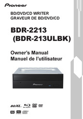 Pioneer BDR-213ULBK Manuel De L'utilisateur