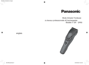 Panasonic GP80 Mode D'emploi