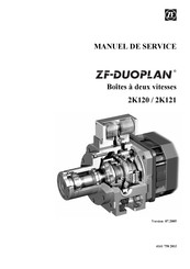 ZF ZF-DUOPLAN 2K120 Manuel De Service