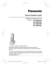 Panasonic KX-TGB610BL Guide D'installation Rapide