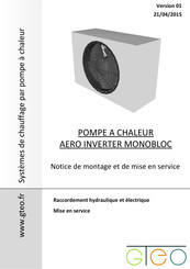 gteo A8MiMe Notice De Montage Et De Mise En Service