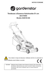 gardenstar XSZ51B-SD Notice D'origine