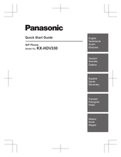 Panasonic KX-HDV330 Guide Rapide