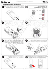 Profoon PM-25 Guide Rapide