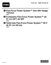 Toro Flex-Force Power System 51841 Manuel D'opérateur
