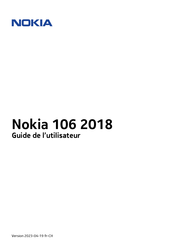 Nokia 106 2018 Guide De L'utilisateur