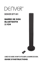 Denver BTT-501 Guide D'instructions