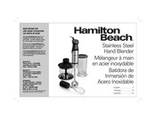 Hamilton Beach 59766 Mode D'emploi