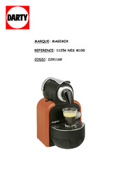 Magimix NESPRESSO M100 Mode D'emploi