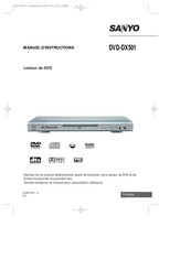 Sanyo DVD-DX501 Manuel D'instructions